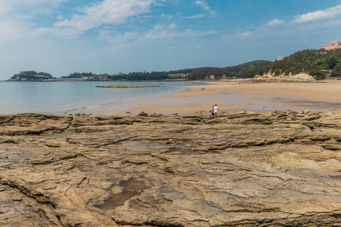 Chaeseokgang Cliff is the best among the best scenic sites in Buan.