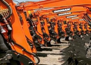 Doosan excavators