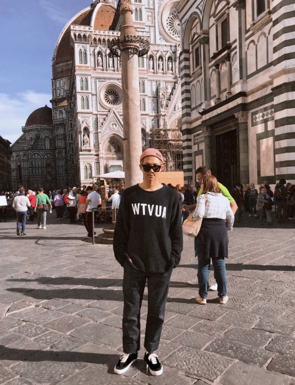 BTS member RM in Italy (Courtesy of Twitter)