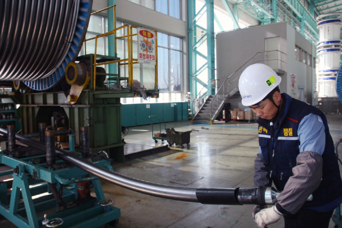 Taihan　Electric　Wire　factory　located　in　Dangjin,　Korea