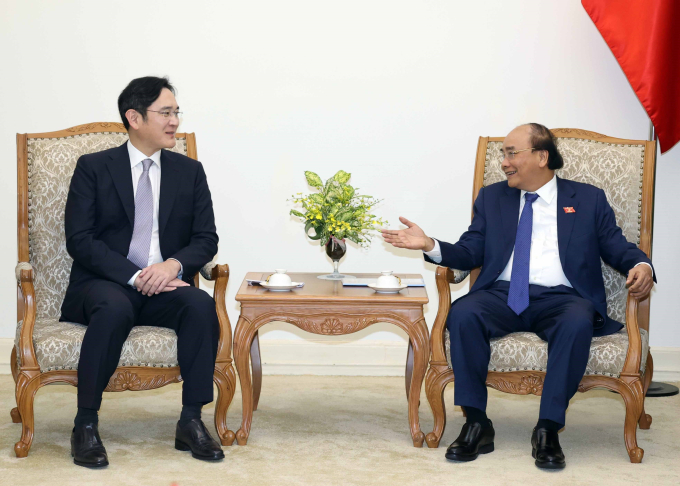 Samsung　Electronics　Vice　Chairman　Jay　Y.　Lee　meets　with　Vietnamese　Prime　Minister　Nguyen　Xuan　Phuc　Oct.　20