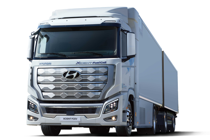 Hyundai　Motor's　XCIENT　Fuel　Cell　hydrogen　truck