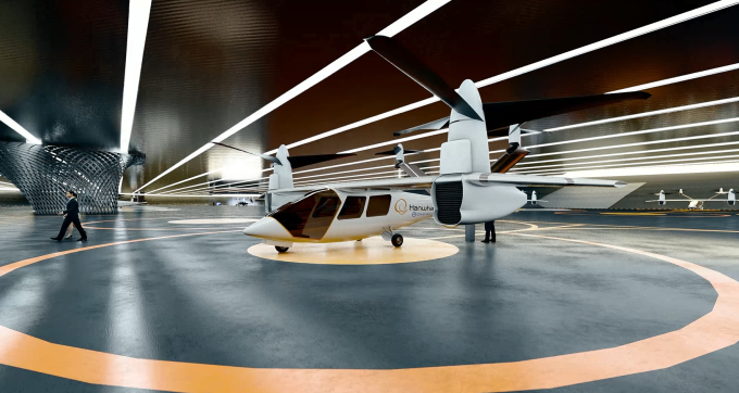 Hanwha　Systems'　Buttterfly,　a　personal　air　vehicle　under　development　with　Overair