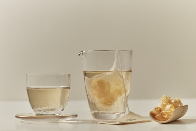 Songlim Dohyang's signature brand: The Royal Tree tea