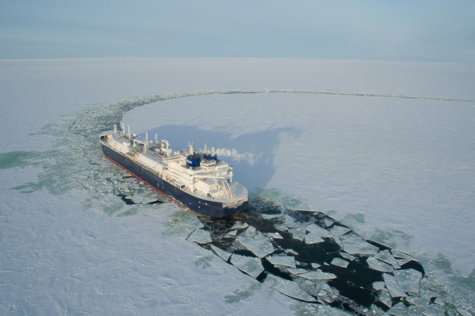 Daewoo　Shipbuilding's　icebreaking　LNG　carrier