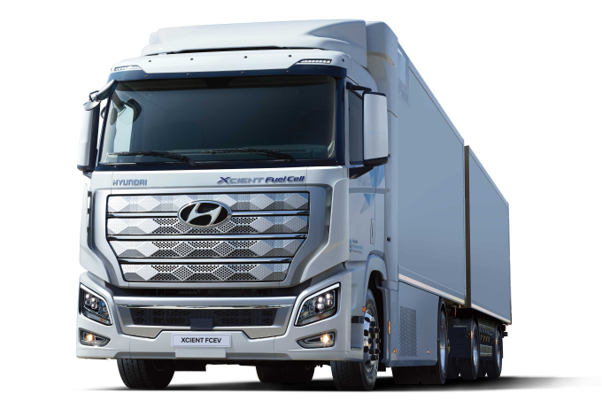 Hyundai　Motor's　XCIENT　fuel　cell　hydrogen　truck