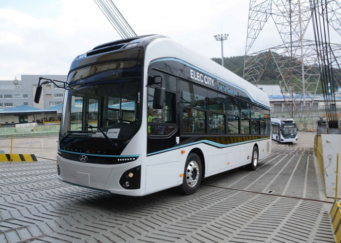 Hyundai　Motor's　Elec　City　hydrogen　fuel　cell　bus　exported　to　Saudi　Aramco 