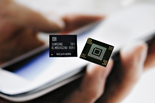 Advanced chips made by Samsung Electronics