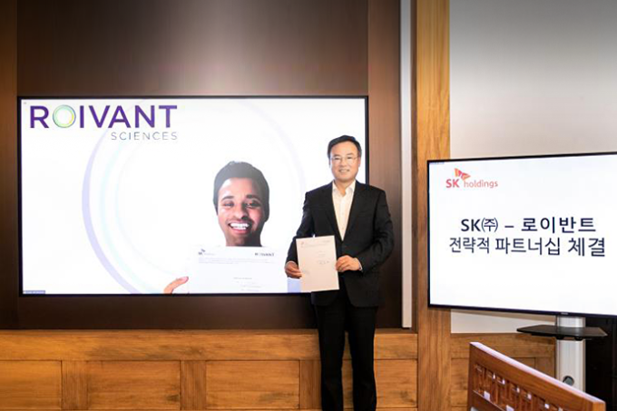 SK　Holdings　CEO　Jang　Dong-hyun　announces　strategic　partnership　with　Roviant　Sciences