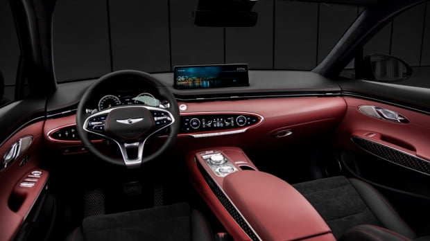 Interior layout of the GV70