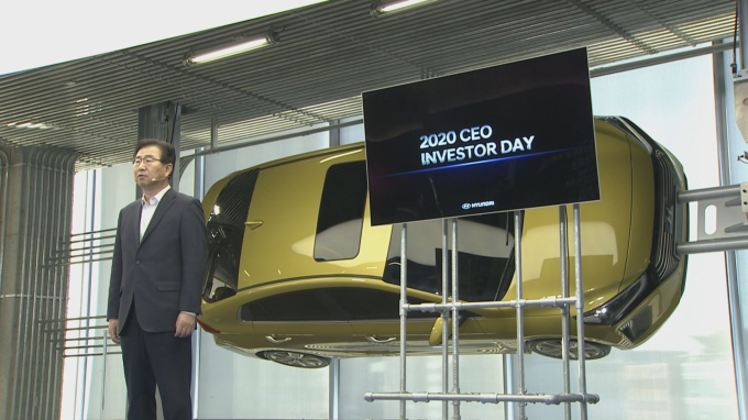 Hyundai Motor President Lee Won-hee at the 2020 CEO Investor Day forum