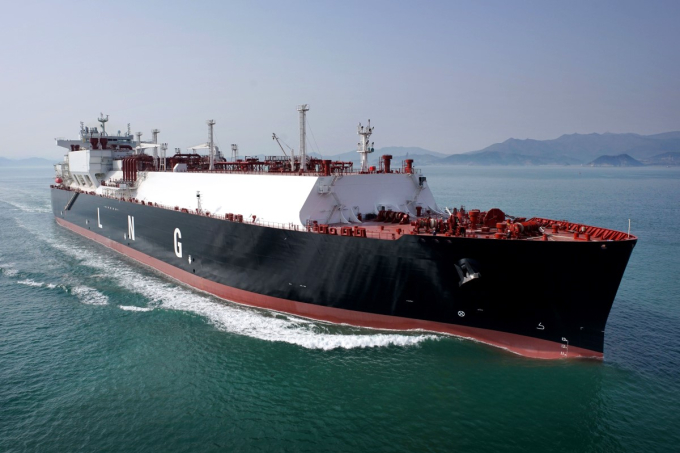 LNG　carrier　built　by　Samsung　Heavy　Industries