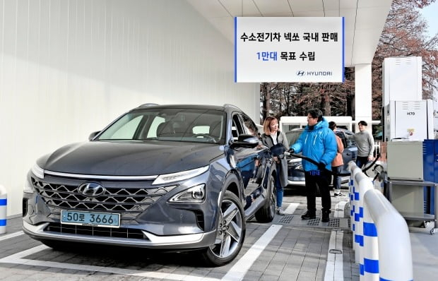 Hyundai　Motor's　hydrogen-powered　SUV,　NEXO