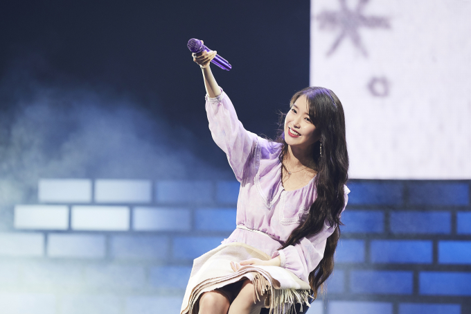 IU was the most-streamed Korean female solo artist on Spotify.