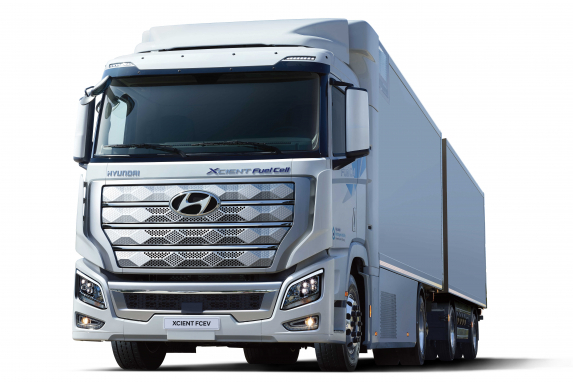  Hyundai　Motor's　XCIENT　fuel　cell　truck