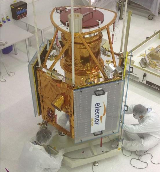 The Earth observation satellite, developed by Satrec Initiative, was exported to Spain in 2014.