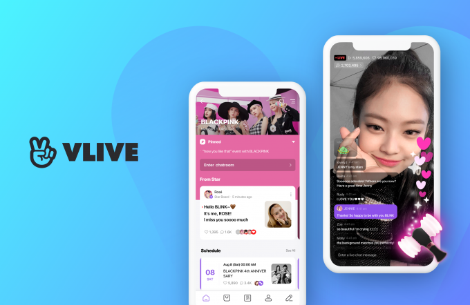 Naver's V Live has become a popular hub for global K-pop fans.
