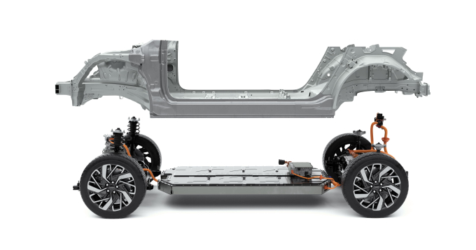 Hyundai　Motor’s　E-GMP　platform　for　electric　vehicles.