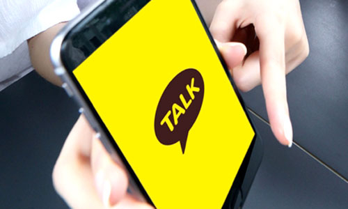 Kakao Talk, South Korea's most widely used messaging app
