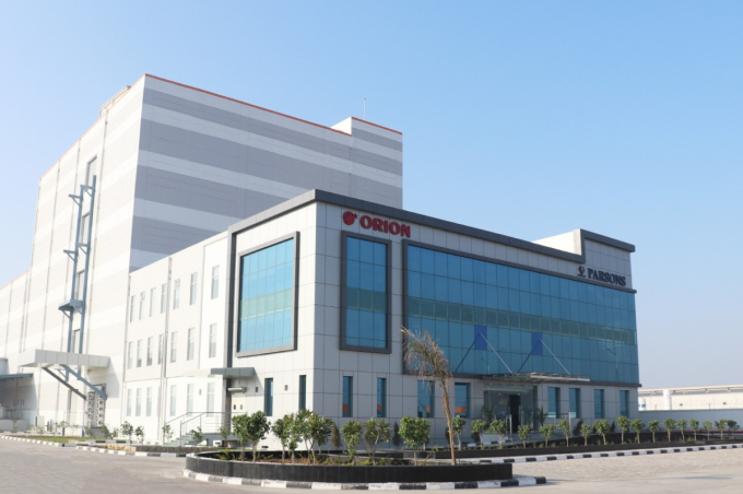 Orion's　newly　constructed　plant　in　Rajasthan,　India