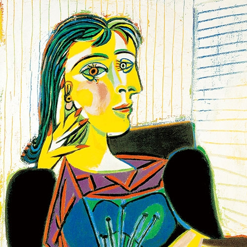 'Portrait　of　Dora　Maar'　by　Pablo　Picasso
