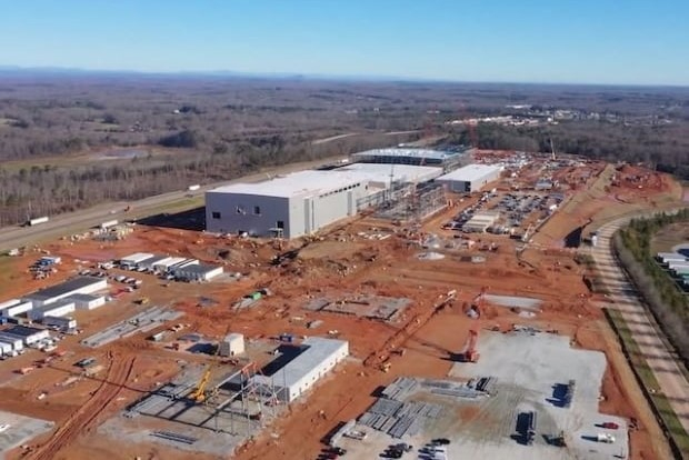 SK　Innovation's　first　EV　battery　plant　under　construction　in　Georgia,　US