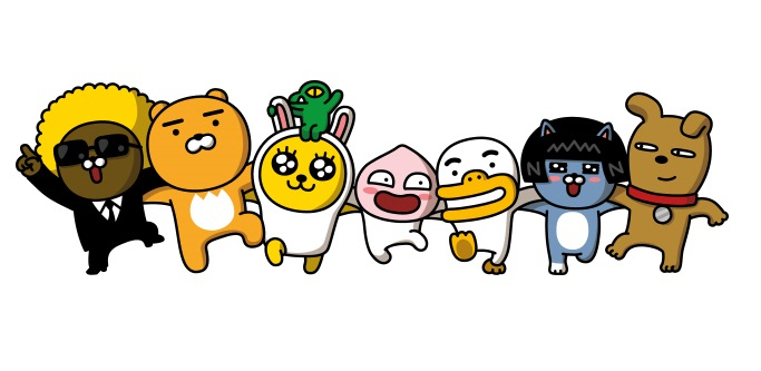 Kakao　Emoticons　(courtesy　of　Kakao)