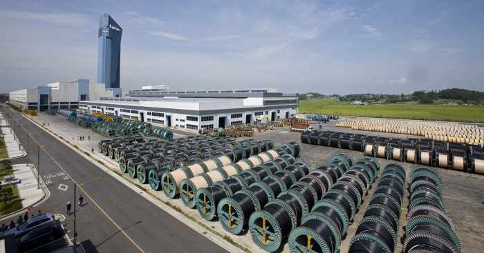 Taihan Electric Wire's plant in Dangjin, South Chungcheong Province, South Korea