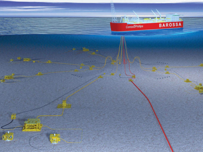 The　Barossa　offshore　project　(Courtesy　of　ConocoPhilips　Australia　Exploration)