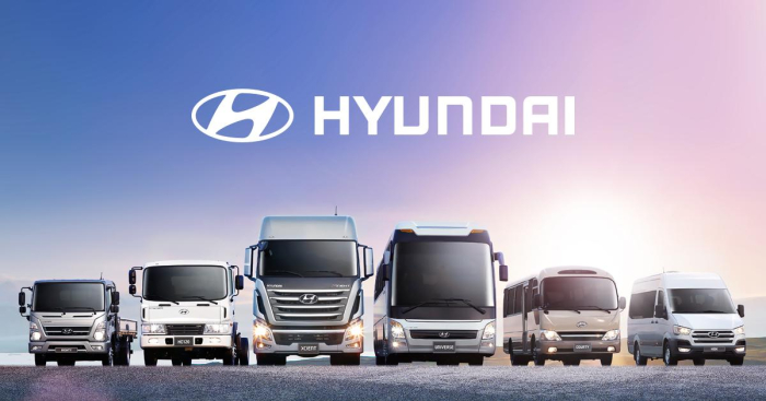 Hyundai Motor's lineup of commercial vehicles (courtesy of Hyundai Motors)