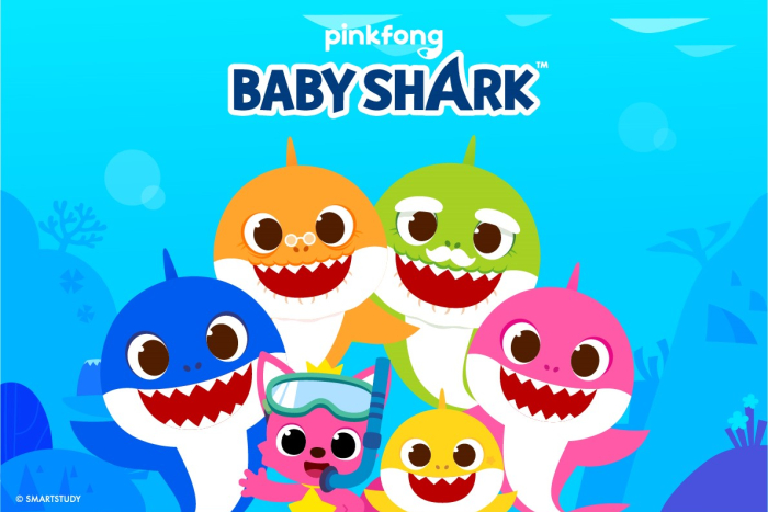 Pinkfong's　Baby　Shark　is　the　most-watched　YouTube　video　with　over　8　billion　views.