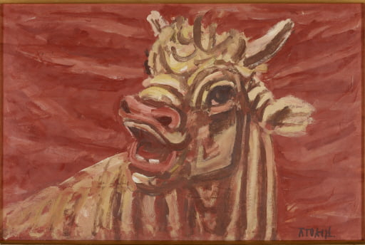 Bull by Lee Jung Seob, a renowned Korean modern artist