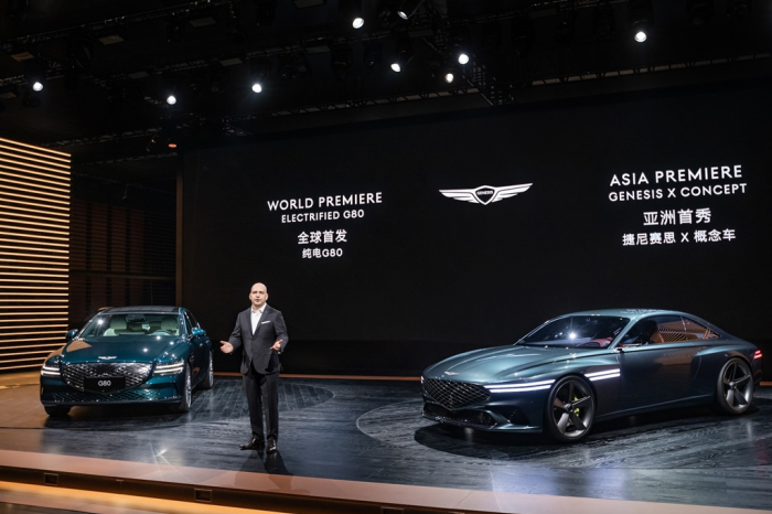 Hyundai　debuts　First　Genesis　EV　sedan　at　Shanghai　Auto　Show