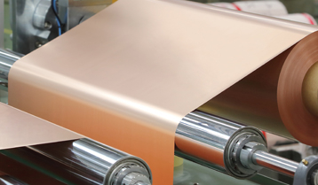Copper　foil　production　lines　(Courtesy　of　Iljin　Materials)