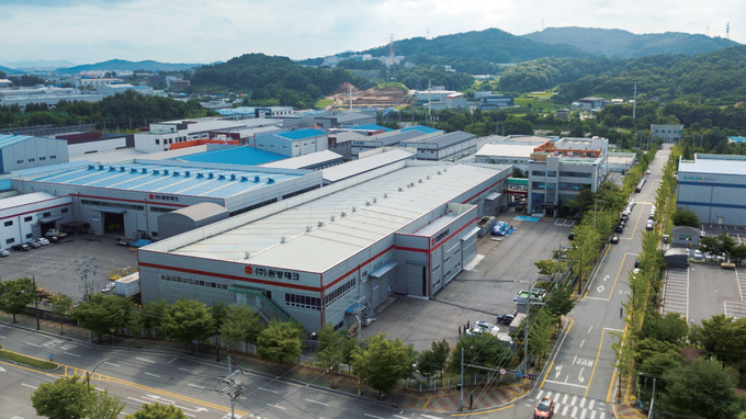 Wonbang　Tech's　plant　in　Cheonan,　South　Korea