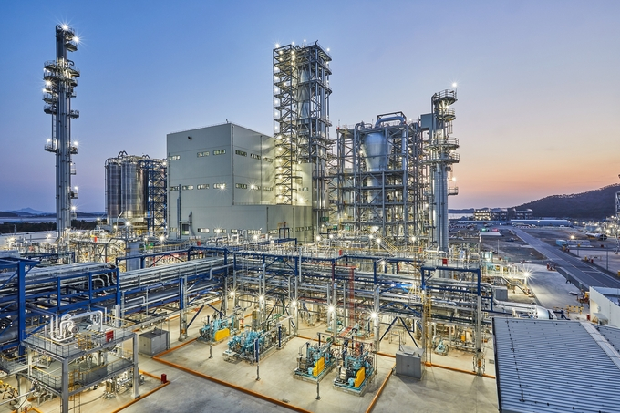 Hanwha　Total's　polypropylene　plant　in　Daesan,　South　Korea