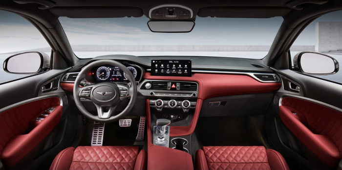 The　interior　of　the　Genesis　G70　Shooting　Brake