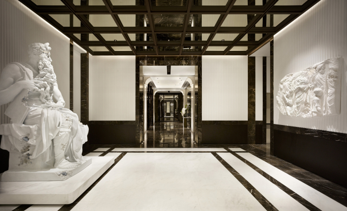 Artwork displayed in the lobby
