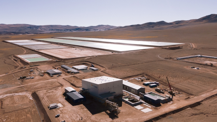 POSCO's　lithium　plant　near　the　Salar　del　Hombre　Muerto　salt　flat　in　northern　Argentina