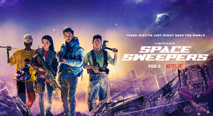 Space　Sweepers　is　a　Netflix　original　film　based　on　Kakao's　webtoon　IP