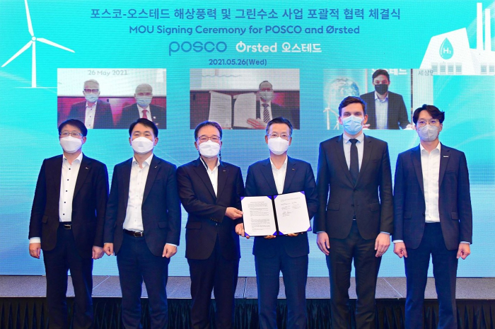 MOU Signing Ceremony for POSCO and Orsted (Courtesy of Orsted A/S)