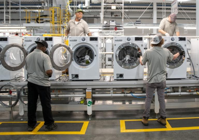LG　Electronics'　home　appliance　plant　in　Tennessee,　US