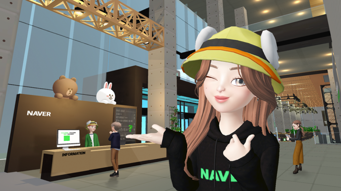 Metaverse　platform　Zepeto,　run　by　Naver　Z　Corp.