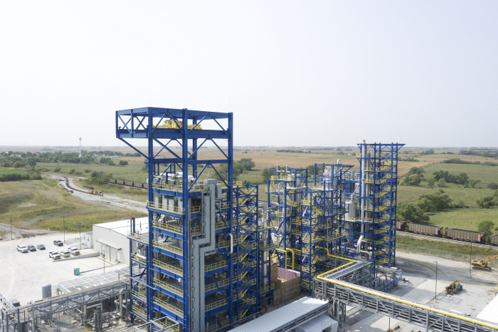 Monolith Material's hydrogen production facility in Nebraska, US
