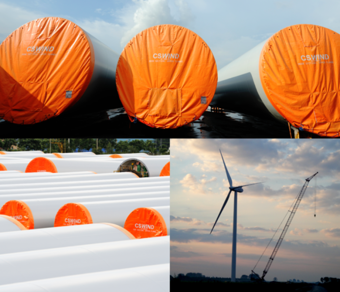 CS Wind's onshore wind towers