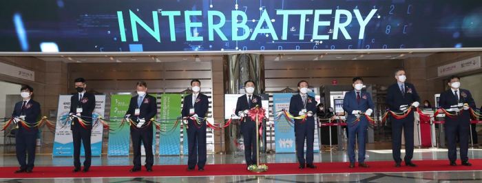 The InterBattery 2021, a battery industry exhibition being held in Korea until Friday.