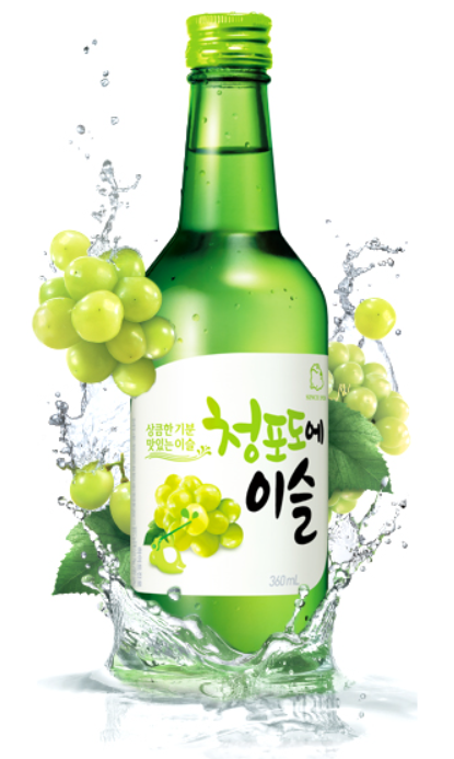 Jinro Green Grape (Courtesy of HiteJinro)