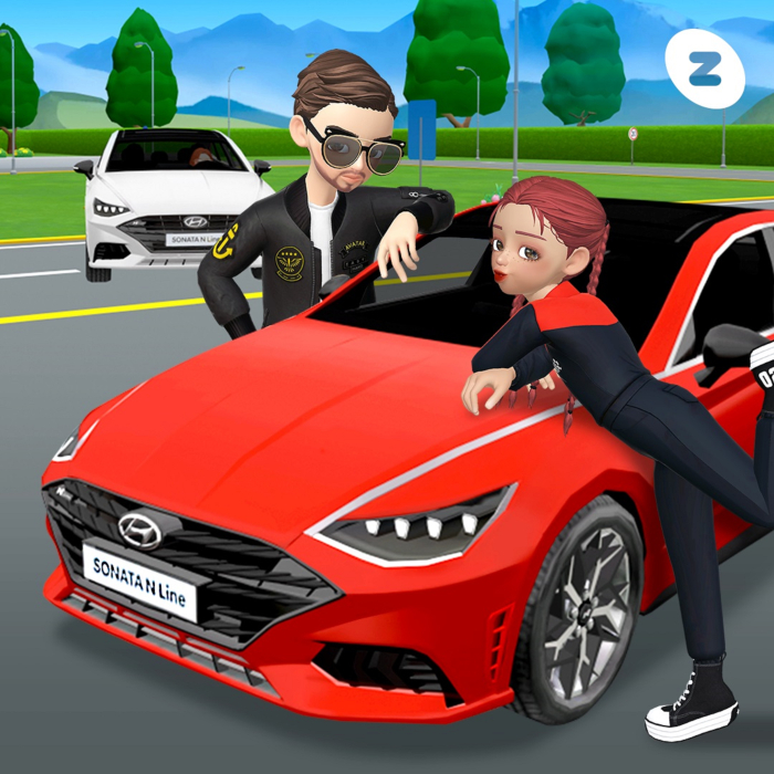 Hyundai　Motor’s　high-performance　vehicle　Sonata　N　Line　on　Naver　Z’s　Zepeto　platform