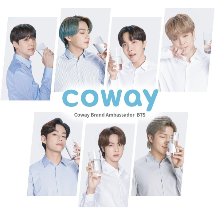 Coway　appointed　BTS　as　its　brand　ambassador　in　April　this　year.