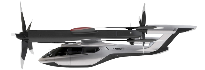 Hyundai　Motor's　UAM　concept　model　(Courtesy　of　Hyundai　Motor)